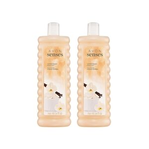 Avon Senses Vanilla Cream Bubble Bath - Avon Bubble Bath - 2 Pack